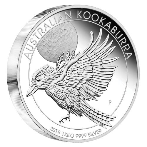 Perth-Mint-New-Release:-Australian-Kookaburra-2018-1kg-Silver-Proof-Coin